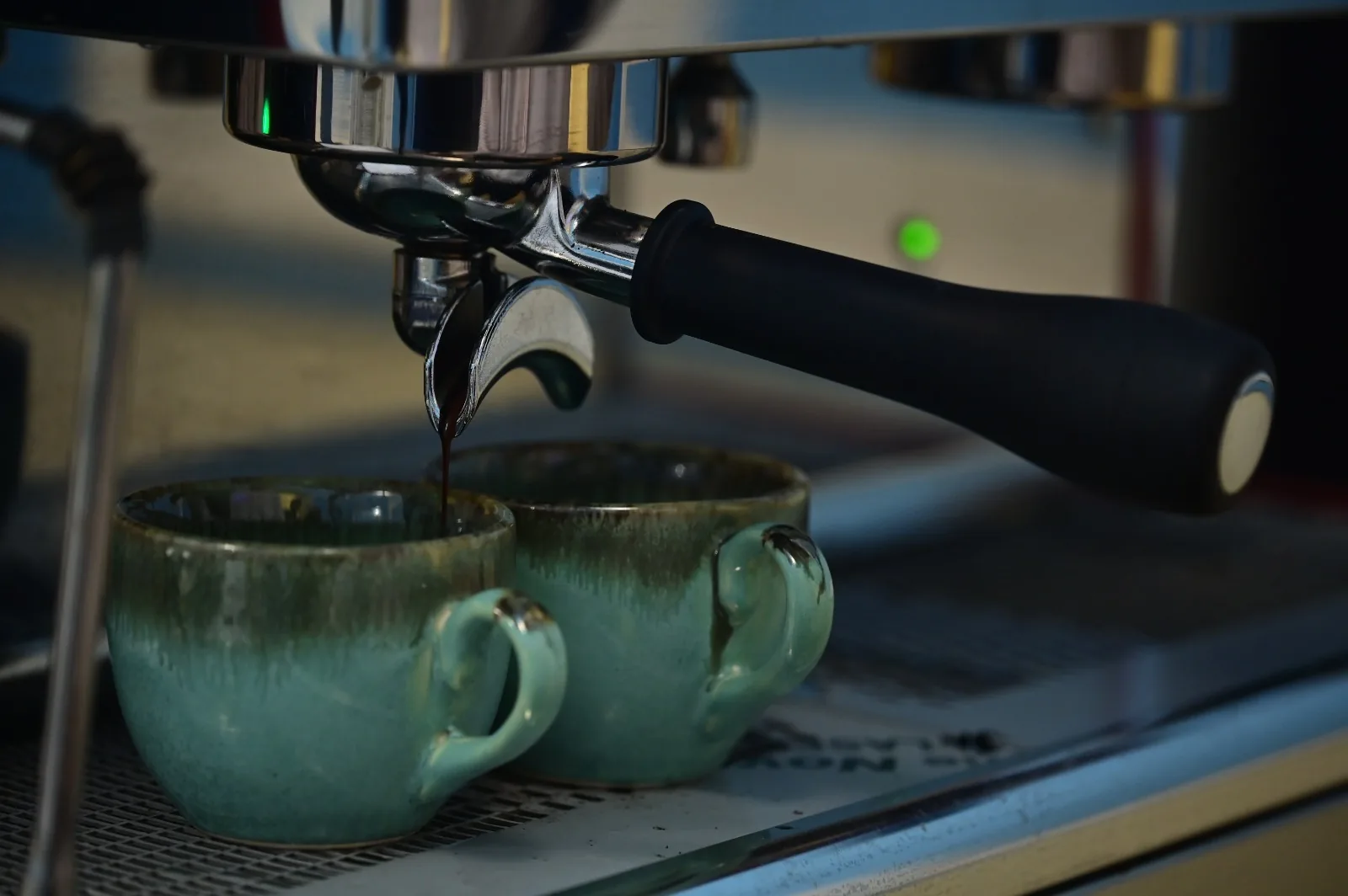 Espresso being prepared at Beans N Bun